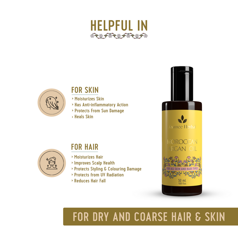 MOROCCAN ARGAN OIL | FOR HAIR & SKIN | (50 ml)